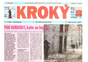 Noviny KSS - Kroky